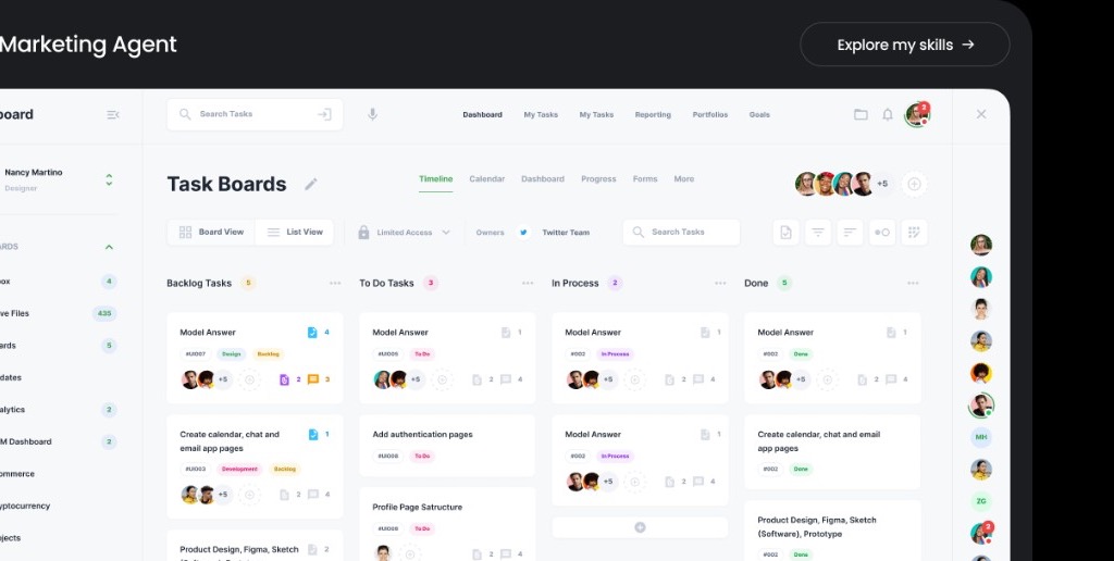 Research dashboard